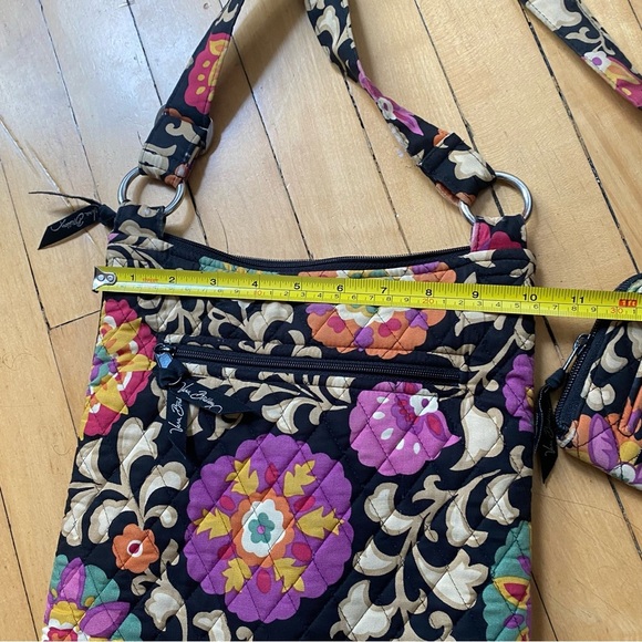 Floral Patterned Women's Bag and Wallet Set - Picture 4 of 8